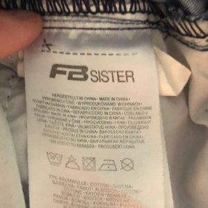 fb sister skinny super high waist